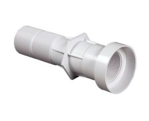 Nozzle connector for concrete wall