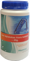 Lēni šķīstoša hlora 20g tabletes 1kg