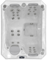 Wellis SPA vanna Manhattan Life Deluxe (2010 x 1530 x 850 mm Ice White)