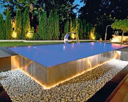 Stainless steel pools